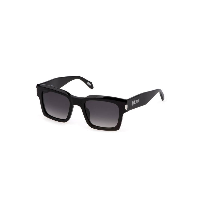Black Plastic Women Sunglass-Just Cavalli-LabelTerrace.com