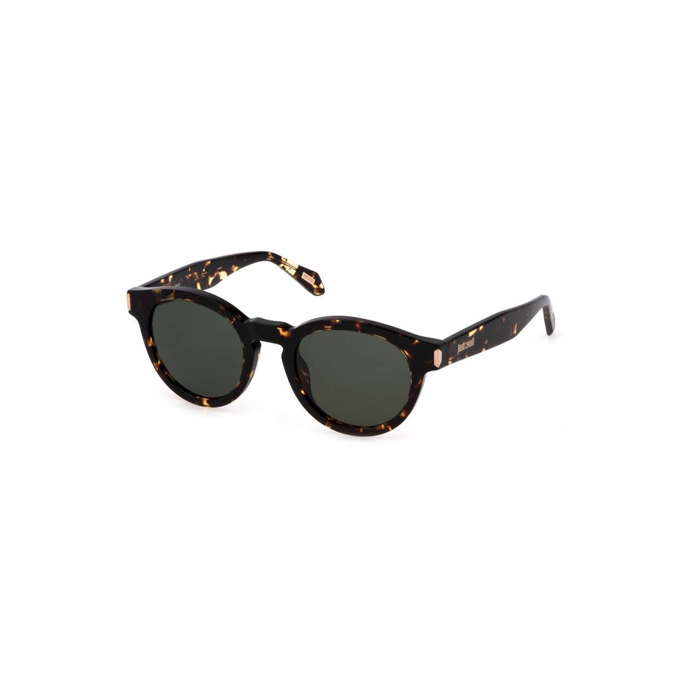 Black Plastic Women Sunglass-Just Cavalli-LabelTerrace.com