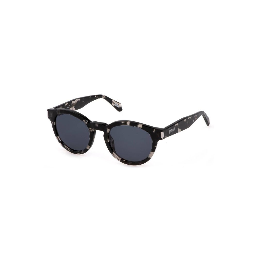 Black Plastic Women Sunglass-Just Cavalli-LabelTerrace.com