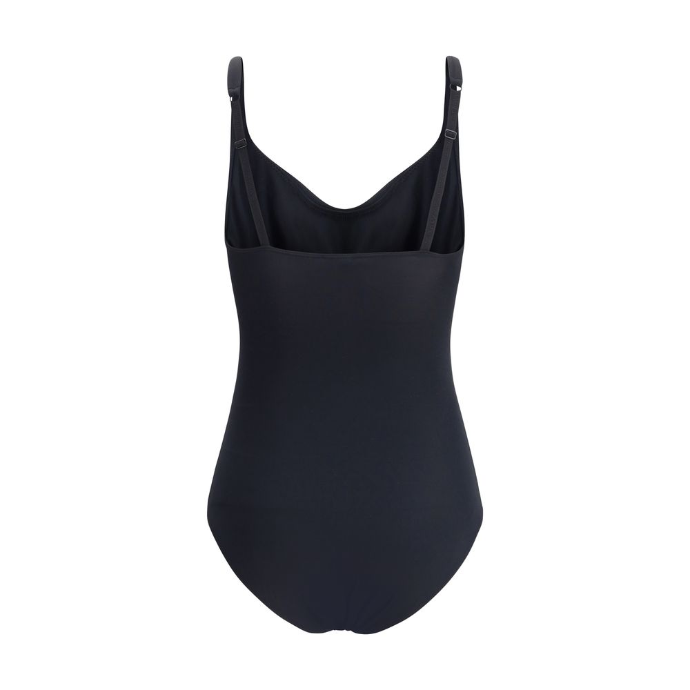Black Polyamide Bodysuit