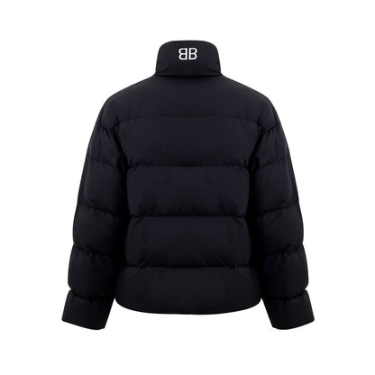 Black Polyamide Jackets & Coat-Balenciaga-LabelTerrace.com