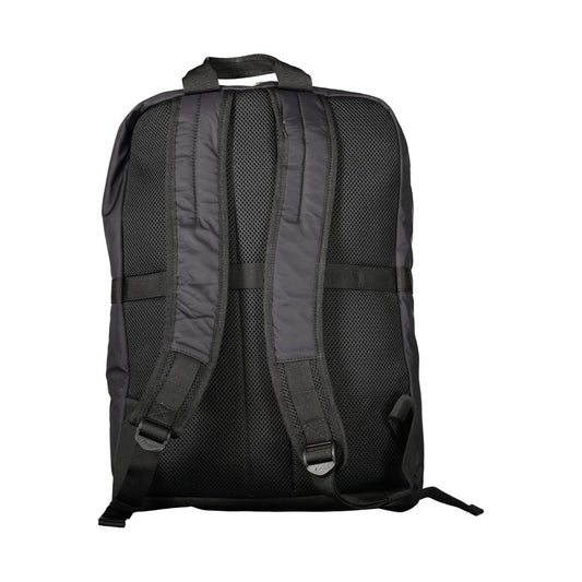 Black Polyamide Men Backpack-K-WAY-LabelTerrace.com