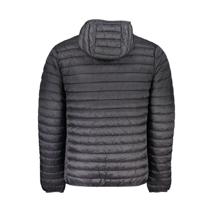 Black Polyamide Men's Jacket