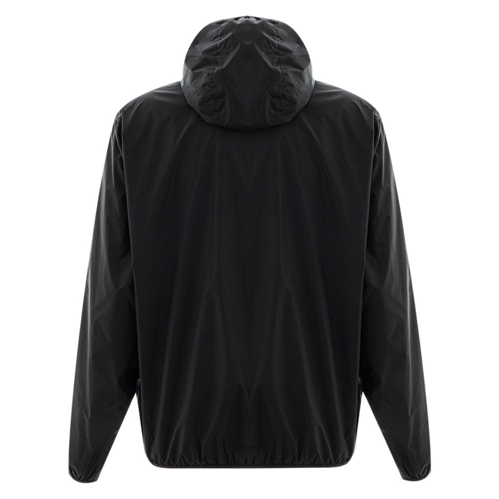 Black Polyamide Shell Jacket-Invicta-LabelTerrace.com