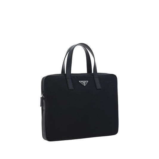 Black Polyamide Shoulder Bag
