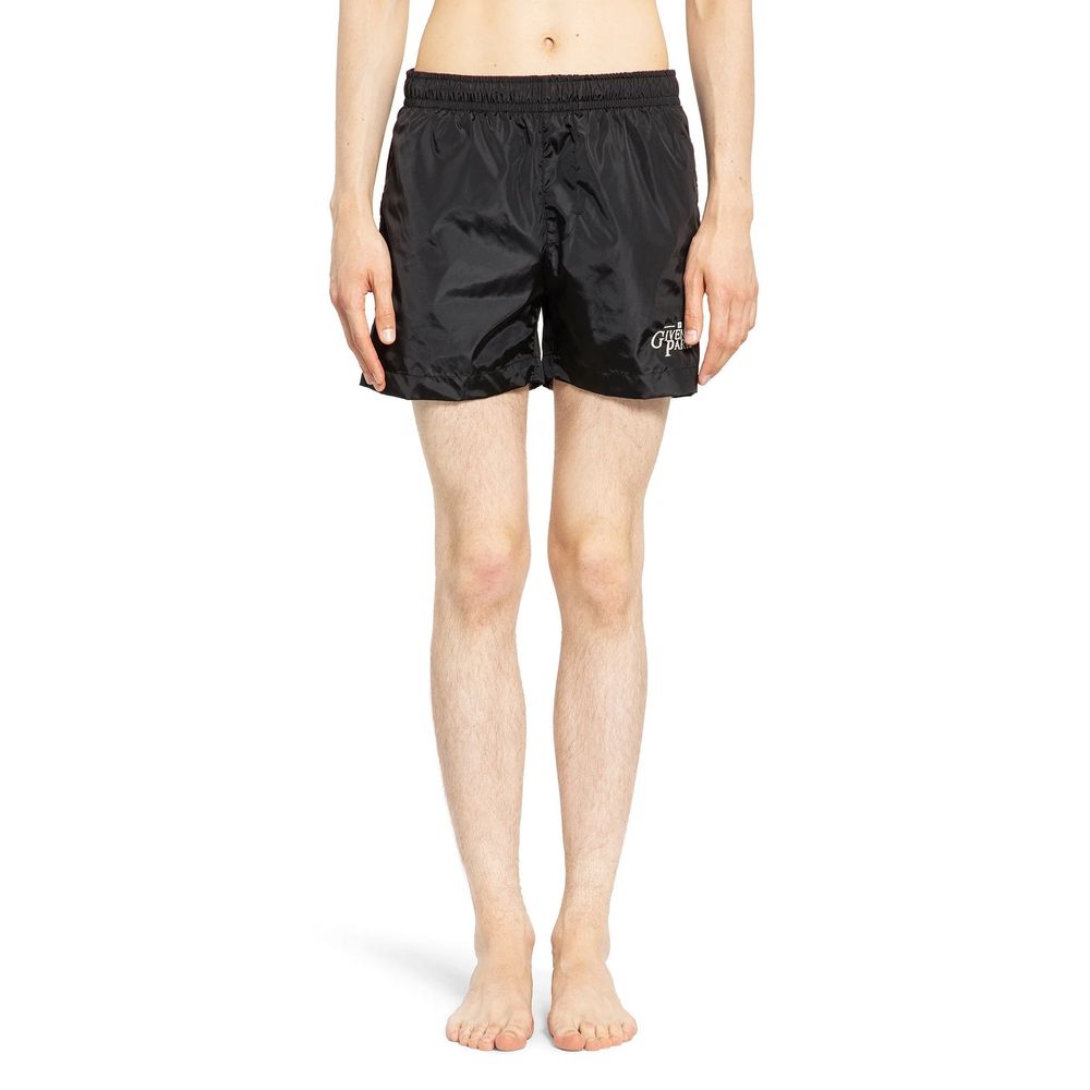 Logo-Embroidered Swim Shorts-Givenchy-LabelTerrace.com