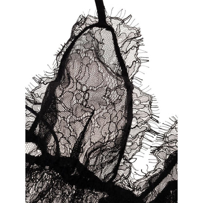 بلوزة من البولي أميد باللون الأسود