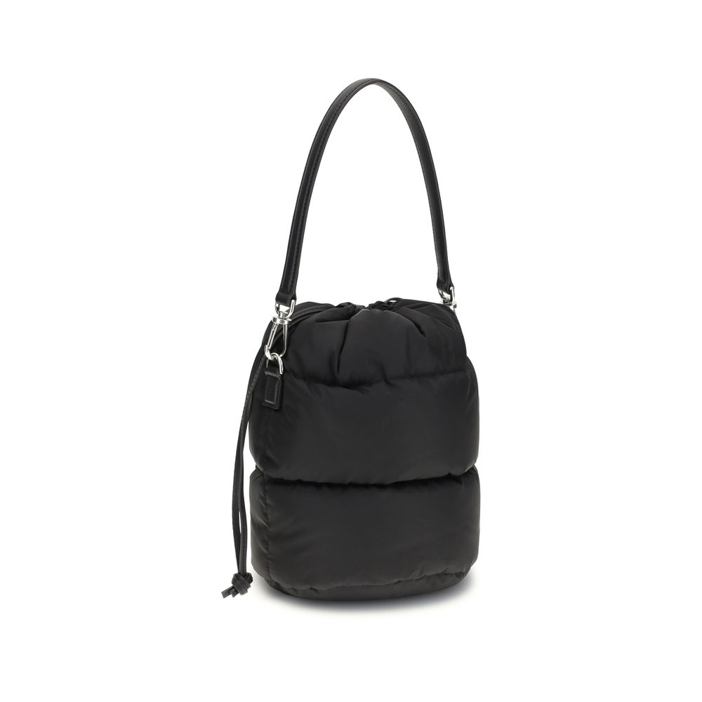 Black Polyester Backet Bag
