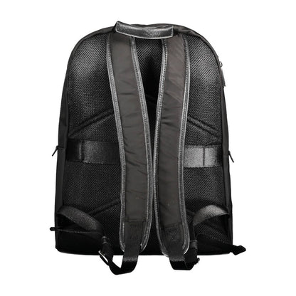 Black Polyester Backpack-Calvin Klein-LabelTerrace.com