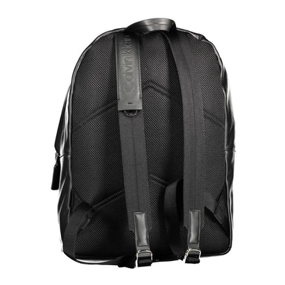 Black Polyester Backpack