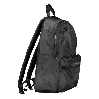 Black Polyester Backpack
