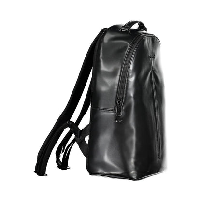 Black Polyester Backpack-Calvin Klein-LabelTerrace.com