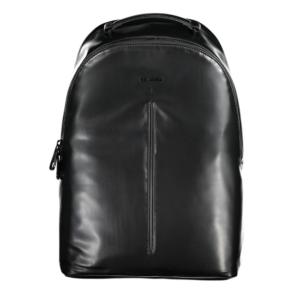 Black Polyester Backpack-Calvin Klein-LabelTerrace.com