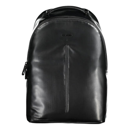 Black Polyester Backpack-Calvin Klein-LabelTerrace.com