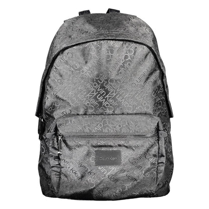Black Polyester Backpack