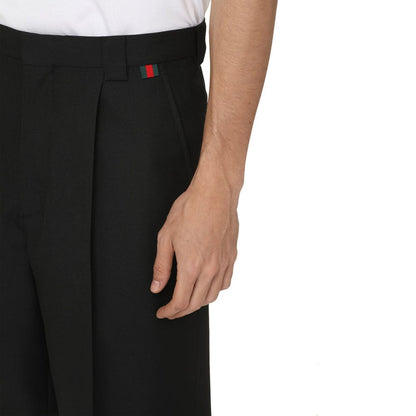 Gabardine Bermuda Shorts-Gucci-LabelTerrace.com