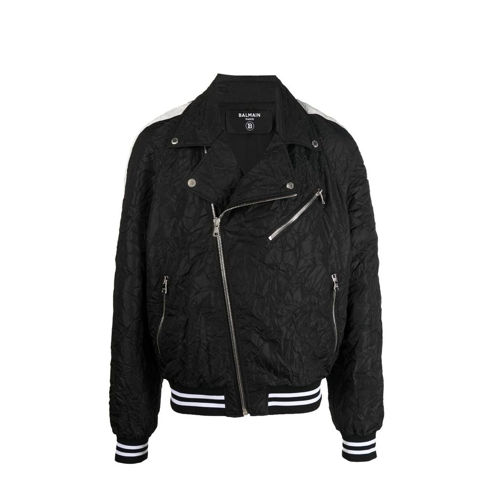 Casual Bomber Jacket-Balmain-LabelTerrace.com