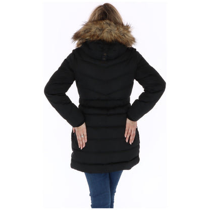Black Polyester Coat