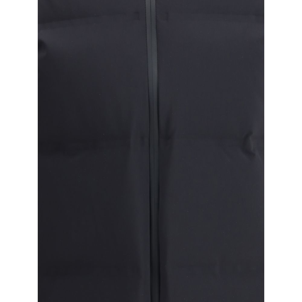 Black Polyester Coat