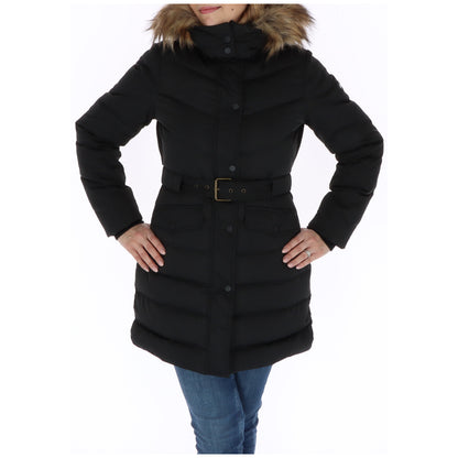 Black Polyester Coat