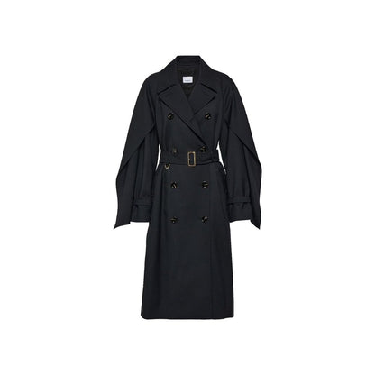 Black Polyester Coat