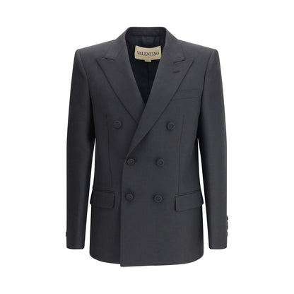 Black Polyester Coat