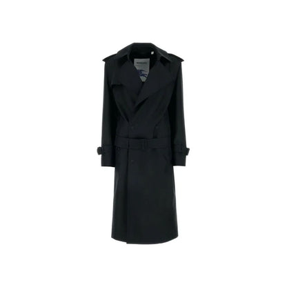 Black Polyester Coat