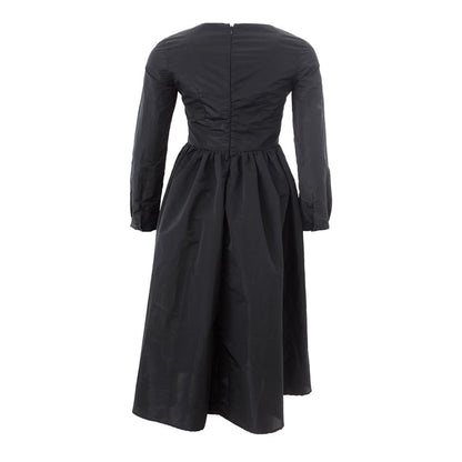 Black Polyester Cocktail Dress