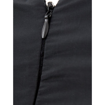 Black Polyester Cocktail Dress