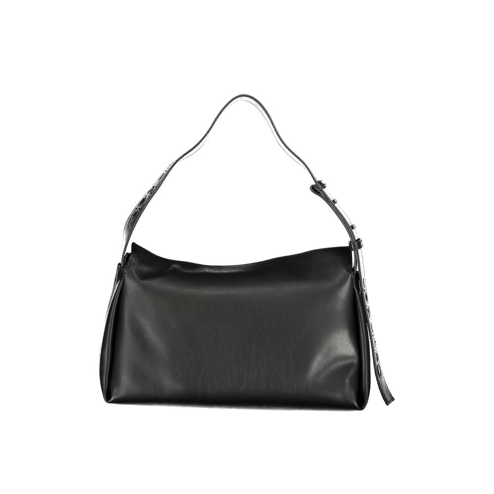 Black Polyester Handbag-Calvin Klein-LabelTerrace.com