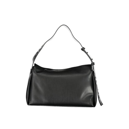 Black Polyester Handbag-Calvin Klein-LabelTerrace.com