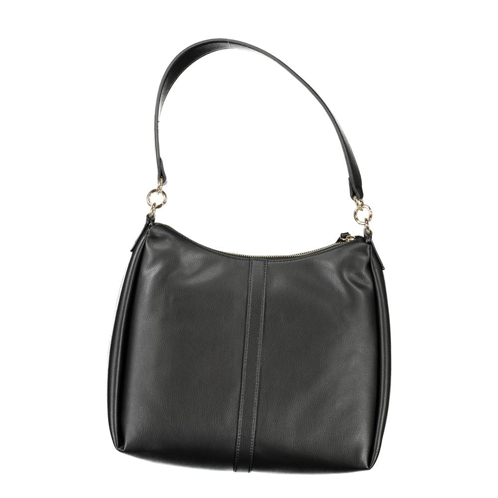 Black Polyester Handbag-Tommy Hilfiger-LabelTerrace.com