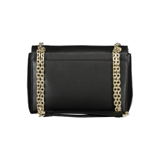 Black Polyester Handbag-Calvin Klein-LabelTerrace.com