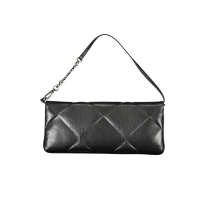 Black Polyester Handbag-Calvin Klein-LabelTerrace.com