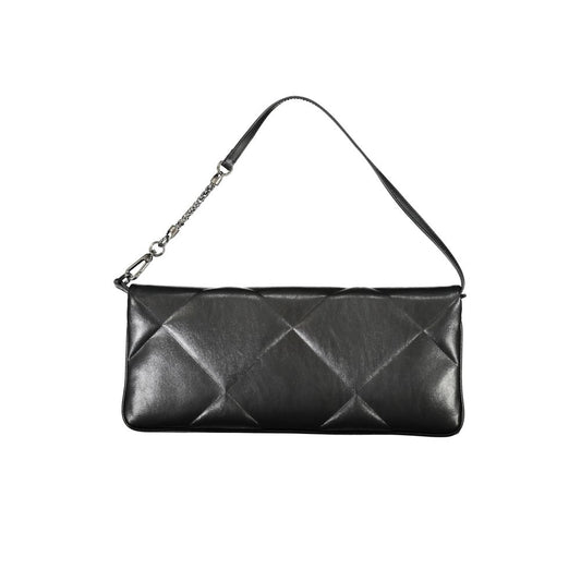 Black Polyester Handbag-Calvin Klein-LabelTerrace.com