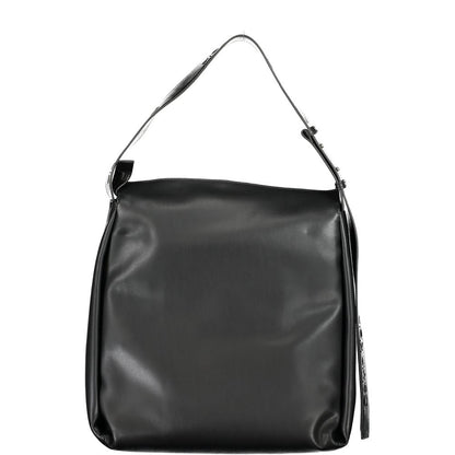 Black Polyester Handbag-Calvin Klein-LabelTerrace.com