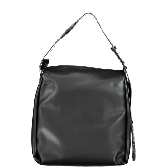 Black Polyester Handbag-Calvin Klein-LabelTerrace.com