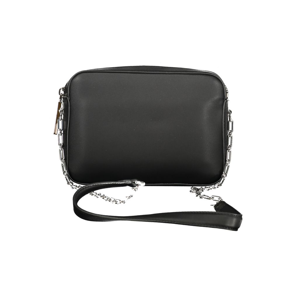 Black Polyester Handbag