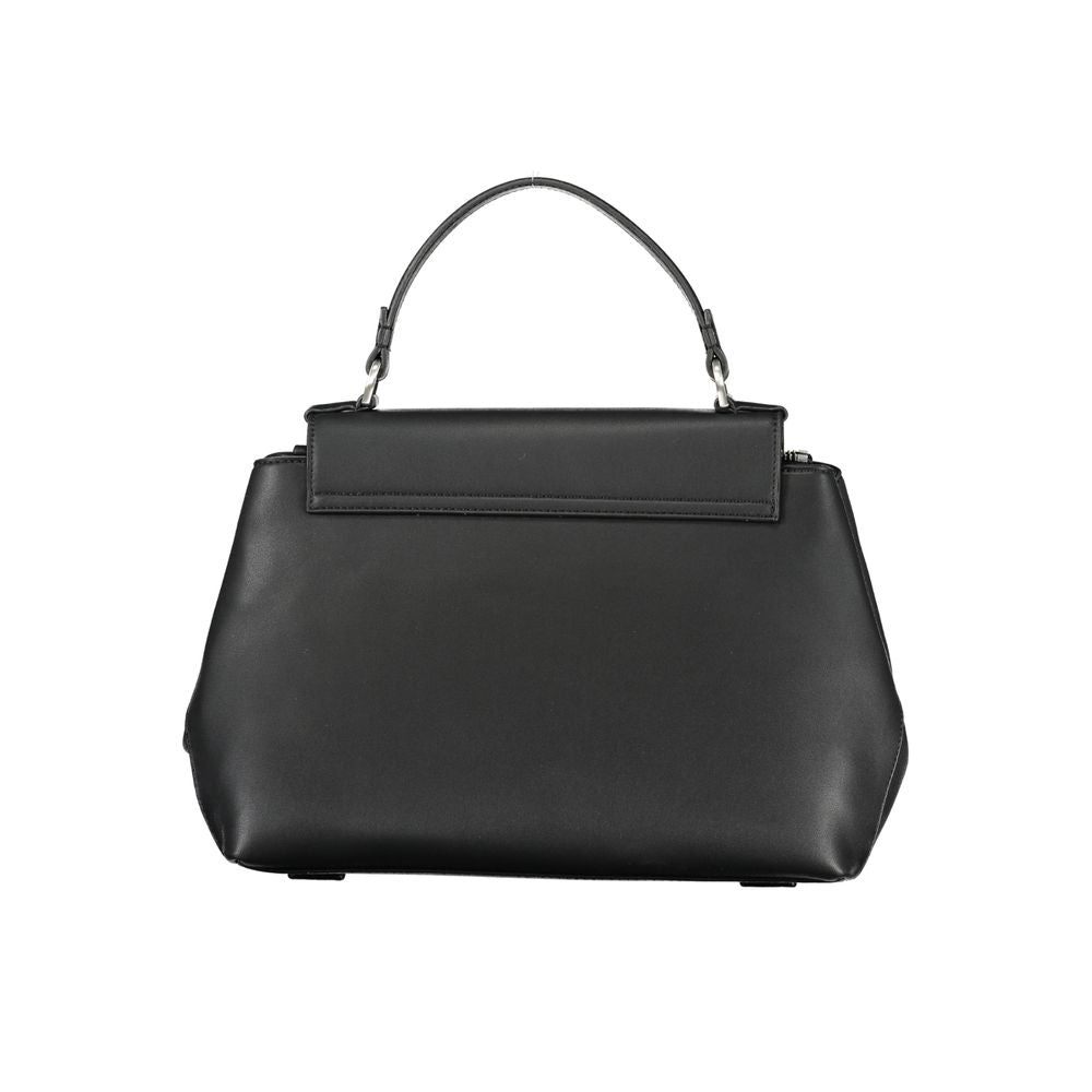 Black Polyester Handbag-Calvin Klein-LabelTerrace.com