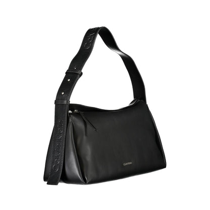 Black Polyester Handbag-Calvin Klein-LabelTerrace.com