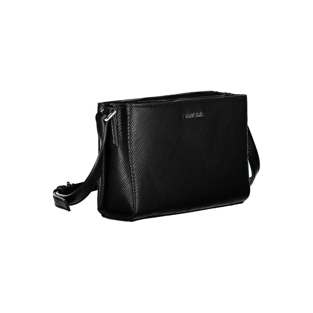Black Polyester Handbag-Calvin Klein-LabelTerrace.com