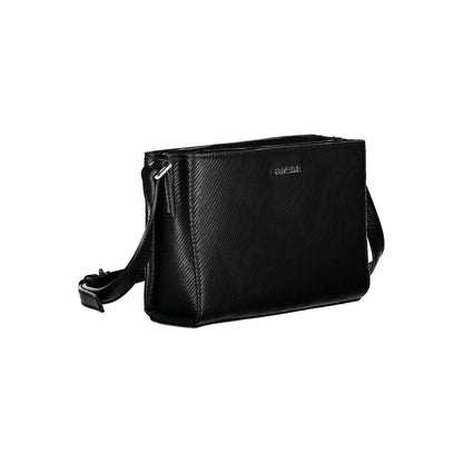 Black Polyester Handbag-Calvin Klein-LabelTerrace.com