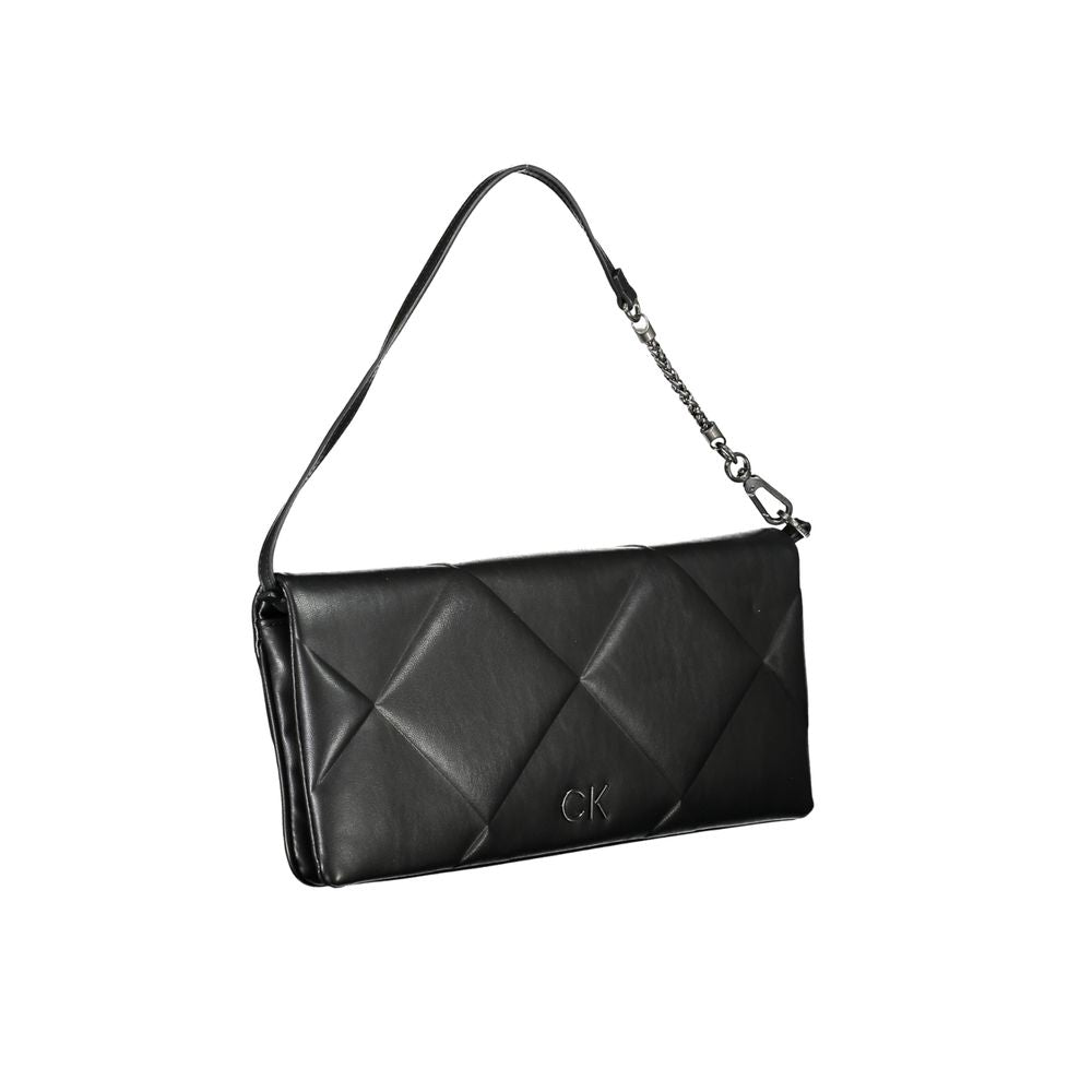 Black Polyester Handbag-Calvin Klein-LabelTerrace.com