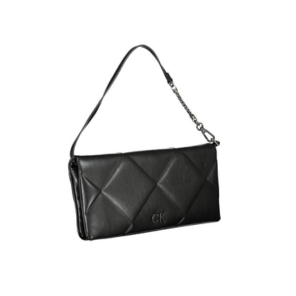 Black Polyester Handbag-Calvin Klein-LabelTerrace.com