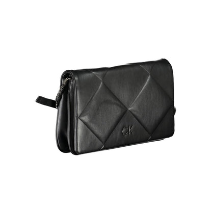 Black Polyester Handbag-Calvin Klein-LabelTerrace.com