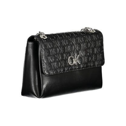 Black Polyester Handbag-Calvin Klein-LabelTerrace.com