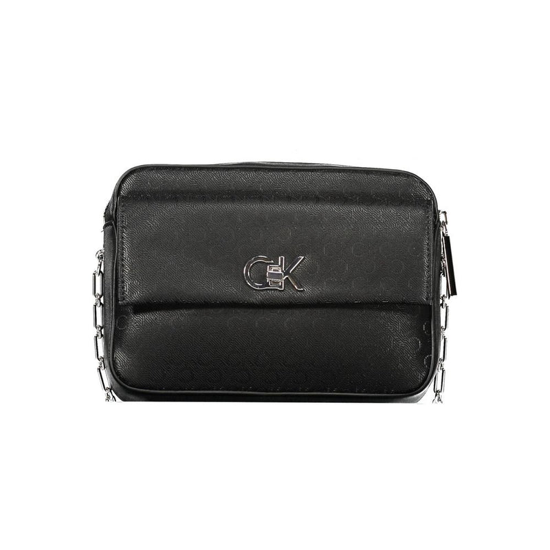 Black Polyester Handbag