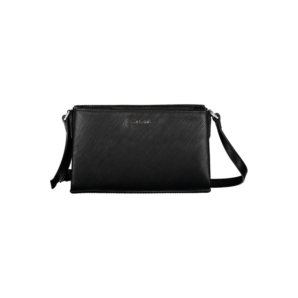 Black Polyester Handbag-Calvin Klein-LabelTerrace.com