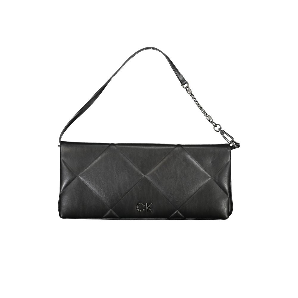 Black Polyester Handbag-Calvin Klein-LabelTerrace.com