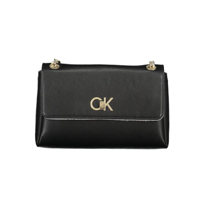 Black Polyester Handbag-Calvin Klein-LabelTerrace.com